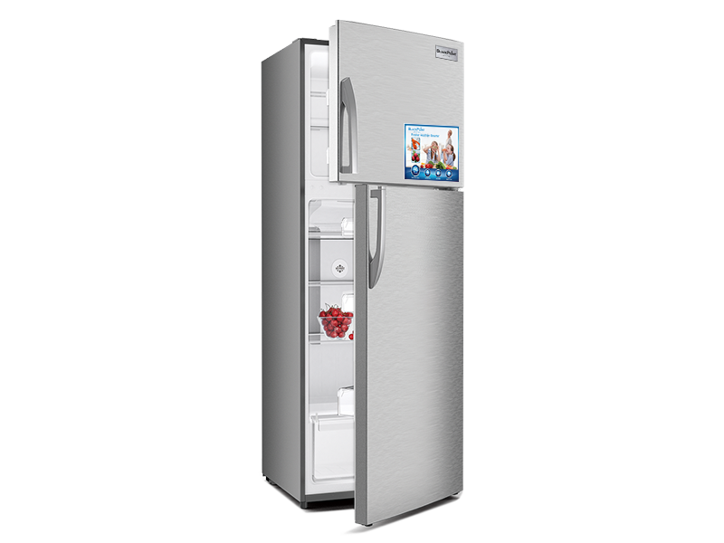 172L NO FROST TOP FREEZER REFRIGERATOR INOX